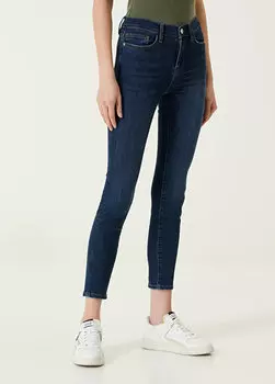 Темно-синие джинсовые брюки le high skinny Frame Denim