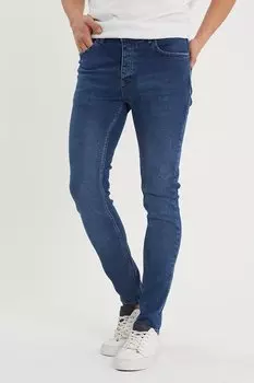 Темно-синие джинсовые брюки узкого кроя 1KXE5-44351-14 XHAN