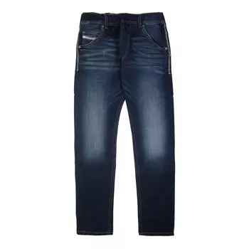 Темно-синие джинсовые джинсы Diesel, синий