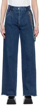 Темно-синие джинсы-бойфренды Song for the Mute