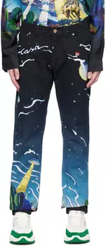 Темно-синие джинсы Cowboy De L'Espace Casablanca