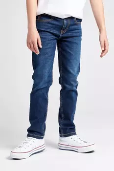 Темно-синие джинсы Luke для мальчиков приталенного кроя Lee, синий