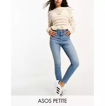 Темно-синие джинсы скинни ASOS DESIGN Petite Ultimate ASOS Petite