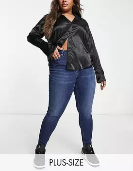 Темно-синие джинсы скинни Vero Moda Curve