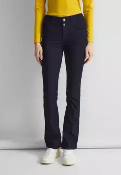 Темно-синие джинсы STREET ONE bootcut, синий