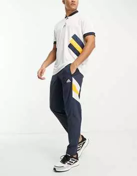 Темно-синие джоггеры adidas Football Real Madrid Icons