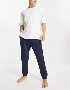 Темно-синие джоггеры adidas Sportswear Lounge