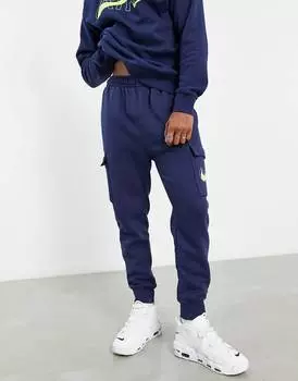 Темно-синие джоггеры Nike Air Print Pack