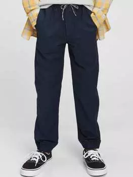 Темно-Синие джоггеры с кулиской Gap, цвет navy blue
