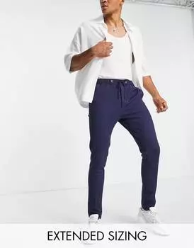 Темно-синие джоггеры скинни скинни ASOS DESIGN