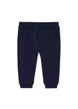 Темно-синие флисовые спортивные штаны для маленьких девочек Jacadi Paris