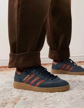 Темно-синие и бордовые кроссовки Handball Spezial adidas Originals