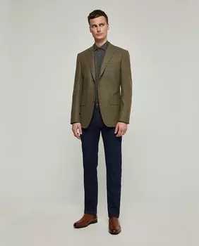 Темно-синие классические мужские джинсы Mirto, индиго