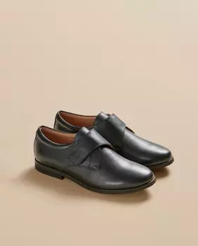 Темно-синие кожаные блютеры для мальчика с застежкой-липучкой и подошвой из ЭВА Coconut El Corte Ingls, темно-синий