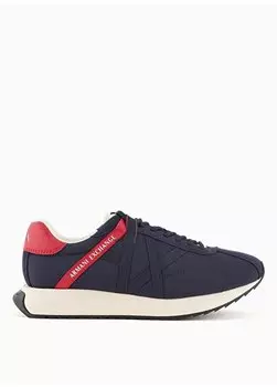 Темно-синие - красные мужские кроссовки XUX150 Armani Exchange, темно-синий/красный