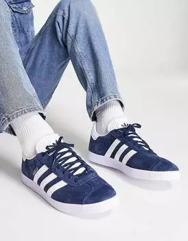 Темно-синие кроссовки adidas Originals Gazelle