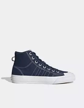 Темно-синие кроссовки adidas Originals Nizza Hi