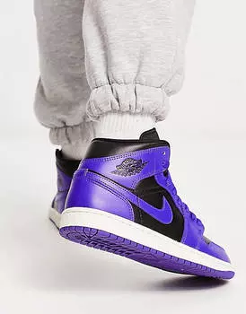 Темно-синие кроссовки Air Jordan 1 Mid