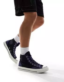 Темно-синие кроссовки Converse Chuck 70 Hi Cordura