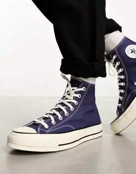 Темно-синие кроссовки Converse Chuck Taylor 70 Hi