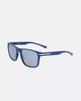 Темно-синие квадратные солнцезащитные очки с поляризованными линзами Nautica, темно-синий