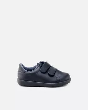 Темно-синие моющиеся детские кожаные тапочки Eli 1957, синий