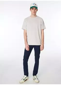 Темно-синие мужские джинсовые брюки скинни F4SM-PNT 106 Fabrika, темно-синий