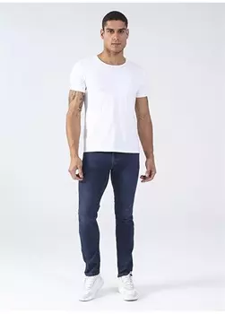 Темно-синие мужские джинсовые брюки узкого кроя с высокой талией Levis