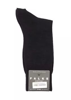 Темно-синие мужские шерстяные носки Falke