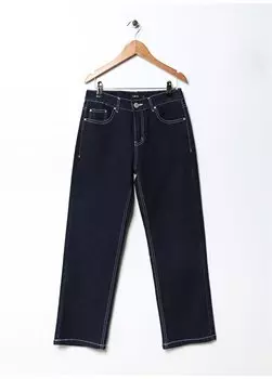 Темно-синие прямые джинсовые брюки для мальчиков NLMTULRICH DNM DAD STRAIGHT PANT Lmtd, синий