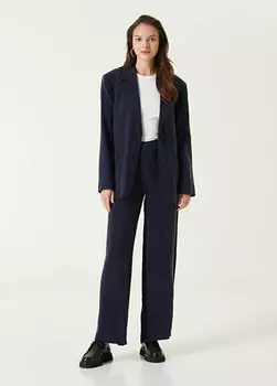 Темно-синие широкие брюки Les Benjamins