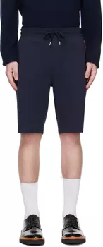 Темно-синие шорты Artist в полоску Paul Smith