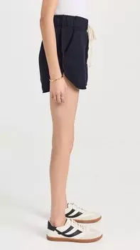 Темно-синие шорты Serena с гребешком LES TIEN, темно-синий