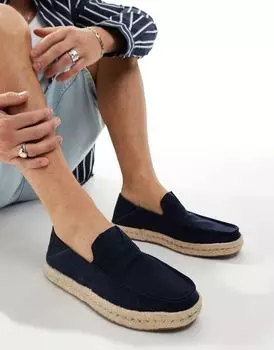 Темно-синие слипоны Toms Alonso