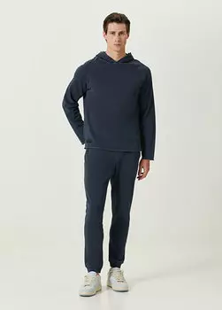 Темно-синие спортивные штаны из органического хлопка leo The Stay Line