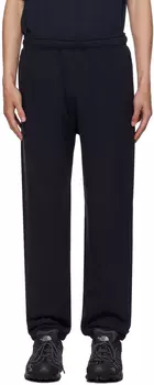 Темно-синие спортивные штаны на кулиске Stone Island