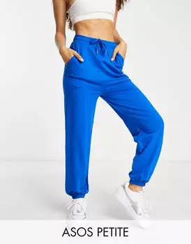 Темно-синие узкие джоггеры ASOS DESIGN Petite