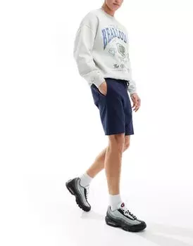 Темно-синие узкие шорты ASOS DESIGN