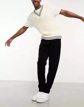 Темно-синие вельветовые брюки свободного кроя Carhartt WIP newel