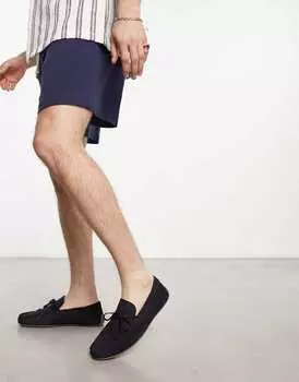 Темно-синие замшевые драйверы ASOS DESIGN