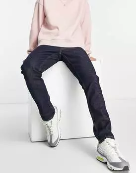 Темно-синие зауженные джинсы ASOS DESIGN