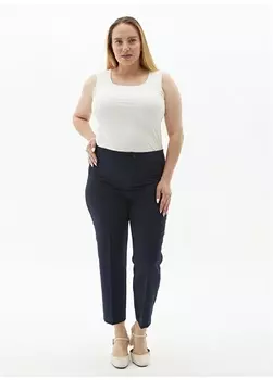 Темно-синие женские брюки Selen