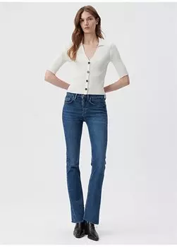 Темно-синие женские джинсовые брюки Icon Flare Boot Cut 101225-80680 Mavi