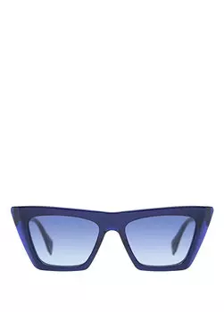 Темно-синие женские солнцезащитные очки «кошачий глаз» ane 6791 acetate 3 cat eye Gigi Studios