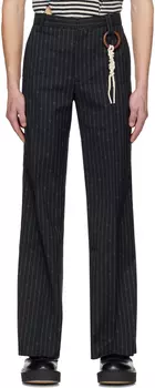 Темно-синие золотые брюки Charles Jeffrey Loverboy