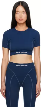Темно-синий активный топ Heron Preston