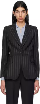 Темно-синий блейзер Galosce Max Mara