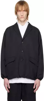 Темно-синий блейзер с кулиской Comme des Garçons Homme