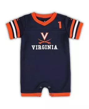 Темно-синий футбольный комбинезон Virginia Cavaliers Bumpo для новорожденных и младенцев для мальчиков и девочек Colosseum, синий