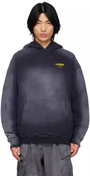 Темно-синий худи 'Laundry Lab' Head Down Alchemist